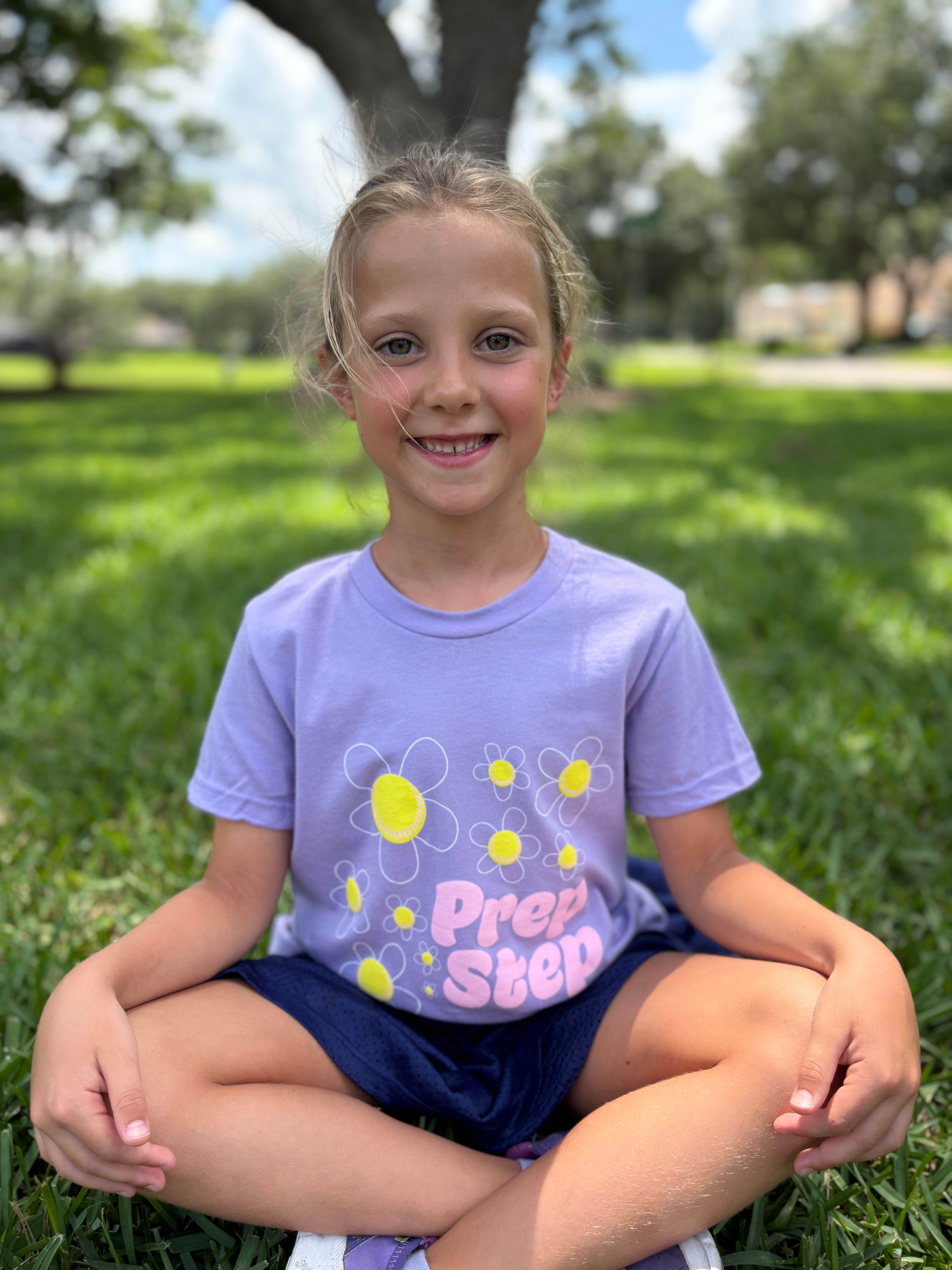 Youth Prep Step Daisy Cotton Tee